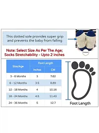 FOOTPRINTS Organic Cotton Baby Unisex Antiskid Socks | Patterned | 12-24Months | Pack of 8-thumb4