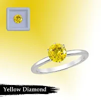 Aanya Gems Yellow Cubic Zirconia Diamond Certified Loose Gemstone for Women-thumb2