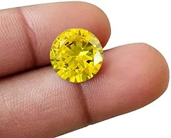 Aanya Gems Yellow Cubic Zircon Gemstone Wear in Ring Pendant-thumb2