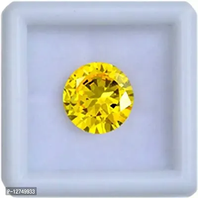 Aanya Gems Yellow Cubic Zircon Gemstone Wear in Ring Pendant-thumb2