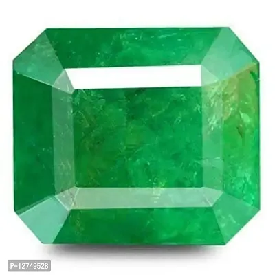 Aanya Gems Emerald/Panna Natural Certified Original AAA++ Quality Gemstone (Rectangular Emerald Shape, Gemstone)