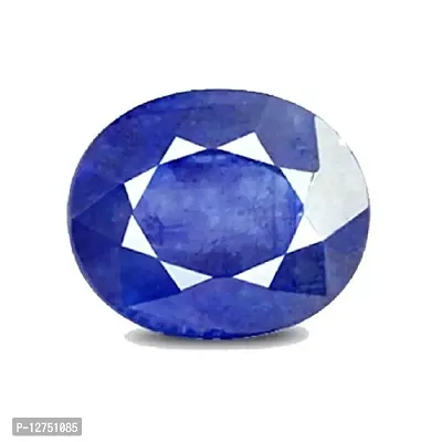 11.25 Ratti Neelam Stone Certified Natural Blue Sapphire Birth Stone/Rashi Ratan/Gemstone for Astrologcal Purpose