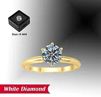 Aanya Gems 6.25 Ratti Natural Cubic White Zircon Diamond Color Stone Loose Gemstone-thumb3
