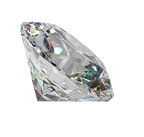 Aanya Gems Certified 8.25 Ratti Natural Cubic White Zircon/American White Diamond Stone Loose Gemstone-thumb2