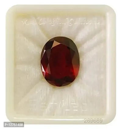 Aanya Gems 12.25 Rattit Certified (Gomed) Stone Hessonite Garnet Gemstone A1+ Quality Natural Gemstone (Free Stone Pendant)