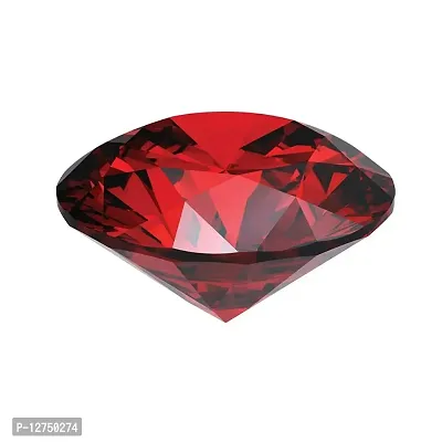 Aanya Gems Diamond Color Red American Zircon 8.25 Ratti Lab Certified Gemstone-thumb2