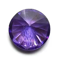 Aanya Gems Diamond Color Zircon Stone Round shape For Gift Lover, Wife Girlfriend (Purple)-thumb1