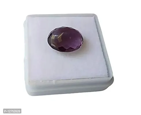 Aanya Gems Amethyst (Kathela) 8.25 Carat Certified Natural Rashi Ratna Precious Loose Gemstone in Excellent Shape-thumb3