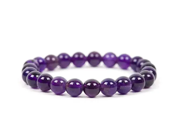 Amethyst Bracelet mm Stone Bracelet for Reiki Healing and Crystal Healing Stones Bracelet for unisex adult