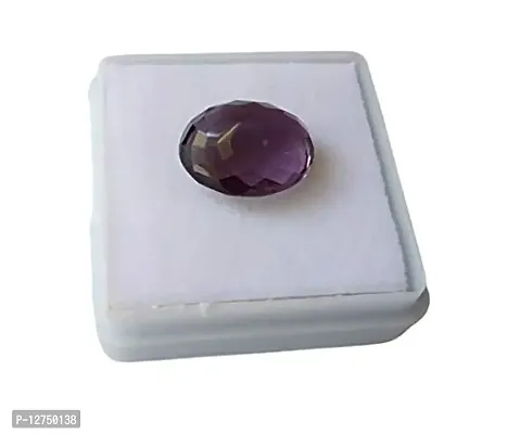 Aanya Gems Amethyst 8.25 Ratti 7.51 Carat Certified Natural Rashi Ratna Precious Loose Gemstone in Excellent Shape-thumb2