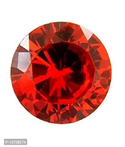 Aanya Gems Diamond Color Red American Zircon 8.25 Ratti Lab Certified Gemstone-thumb0