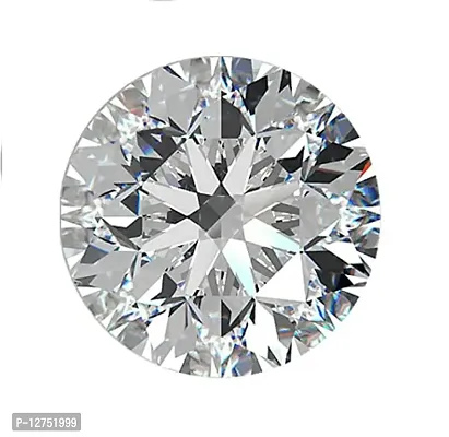 Aanya Gems 6.25 Ratti Natural Cubic White Zircon Diamond Color Stone Loose Gemstone-thumb0