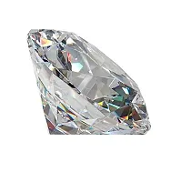 Aanya Gems 6.25 Ratti Natural Cubic White Zircon Diamond Color Stone Loose Gemstone-thumb2