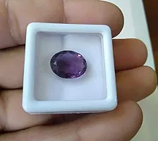 Aanya Gems Amethyst 8.25 Ratti 7.51 Carat Certified Natural Rashi Ratna Precious Loose Gemstone in Excellent Shape-thumb2