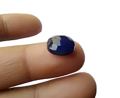 Blue Sapphire Certified (Neelam), Gemstone Ratti Rashi Ratan 7.25 Ratti Certified Stone For Men Women Unisex-thumb1