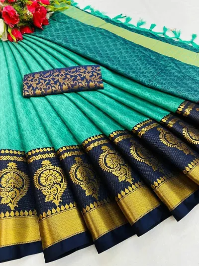 Classic Silk Jacquard Saree with Blouse piece