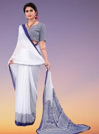 Elegant Art Silk Saree with Blouse piece 