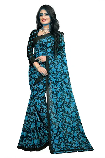 Best Selling Georgette Saree with Blouse piece 