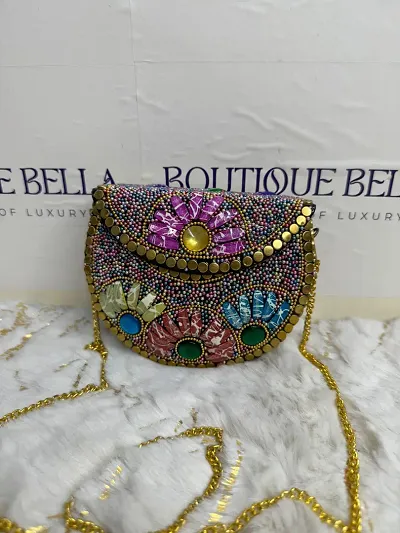 Stylish Beaded Sling Bags For Women