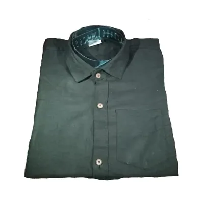 Men's Regular Fit Cotton Solid Formal Shirts With Real Images