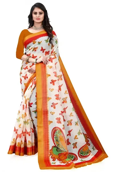 Stylish Saree With Blouse Piece For Women