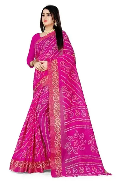 Must Have Cotton Blend Saree with Blouse piece 