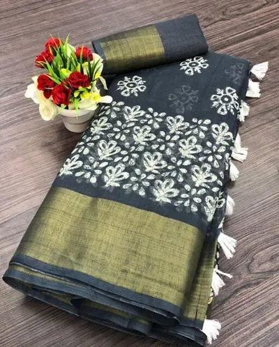 Classic Blend Saree with Blouse piece