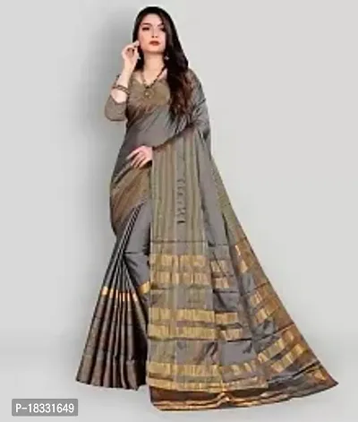 Stylish Fancy Designer Art Silk Saree With Blouse Piece For Women-thumb0