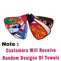 UrbanArts Microfiber Wash Basin Hanging Hand Kitchen Towel Napkin with Ties ( 45cm x 22cm, Set of 12, Multicolour ) | Soft Hanging Hand Towel for Bathroom  Kitchen with Loop ( Single Flap )-thumb3