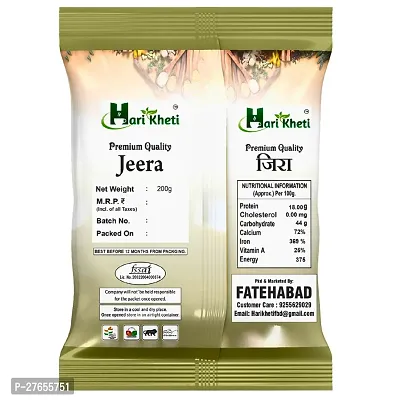 Whole Jeera (Cumin Seeds) 200g ( Pack of 3 )-thumb2