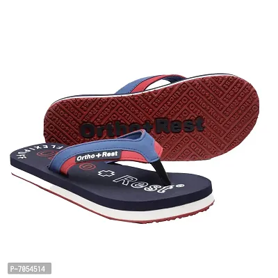 Ortho + Rest Men's 100% Comfort Extra Soft Ortho Doctor Slippers for Men | MCR Orthopedic Footwear | Comfortable Flip-Flops Chappal for Home Daily Use-thumb3