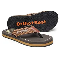 Ortho + Rest 100% Comfort Extra Soft Casual Ortho Flip-Flops for Men | Doctor Orthopedic Footwear | Ortho Slippers for Men | Stylish Men Slippers For Daily Use-thumb2