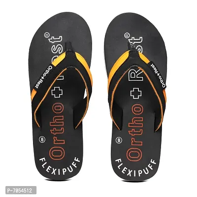 Ortho + Rest Men's 100% Comfort Extra Soft Ortho Doctor Slippers for Men | MCR Orthopedic Footwear | Comfortable Flip-Flops Chappal for Home Daily Use-thumb2