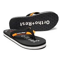 Ortho + Rest Men's 100% Comfort Extra Soft Ortho Doctor Slippers for Men | MCR Orthopedic Footwear | Comfortable Flip-Flops Chappal for Home Daily Use-thumb2