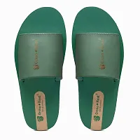 Ortho + Rest Women's  Girl's Extra Soft Ortho Doctor Slippers | Orthopedic Slides | MCR Sliders Footwear | Comfortable Flip Flops for Home Daily Use (Green, numeric_5)-thumb1