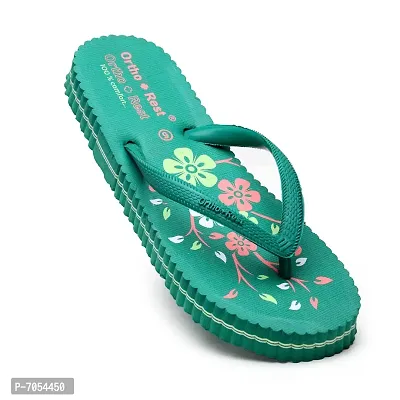 Ortho + Rest Women's Hawai Ortho Slippers | Orthopedic Footwear | Doctor Chappal | Comfortable Flip Flops for Home Daily Use-thumb0