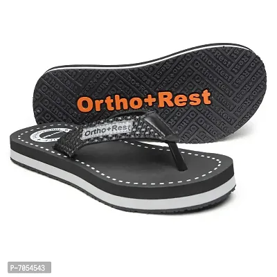 Ortho + Rest 100% Comfort Extra Soft Casual Ortho Flip-Flops for Men | Doctor Orthopedic Footwear | Ortho Slippers for Men | Stylish Men Slippers For Daily Use-thumb3