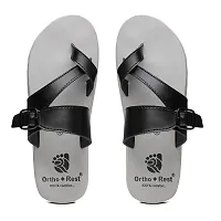 Ortho + Rest Men's Extra Soft Ortho Doctor Slippers for Men | Orthopedic MCR Footwear | Comfortable Flip-Flops for Home Daily Use-thumb1