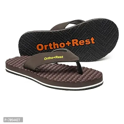 Ortho + Rest Men's Comfortable Extra Soft Ortho Doctor Slippers | Orthopedic Care MCR Chappal | Casual Flip Flops Footwear for Home Daily Use-thumb3