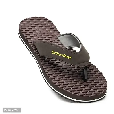 Ortho + Rest Men's Comfortable Extra Soft Ortho Doctor Slippers | Orthopedic Care MCR Chappal | Casual Flip Flops Footwear for Home Daily Use-thumb2