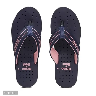 Ortho + Rest Women's Extra Soft Ortho  Doctor Slippers | Orthopedic MCR Footwear | Comfortable Flip-Flops for Home Daily Use-thumb2