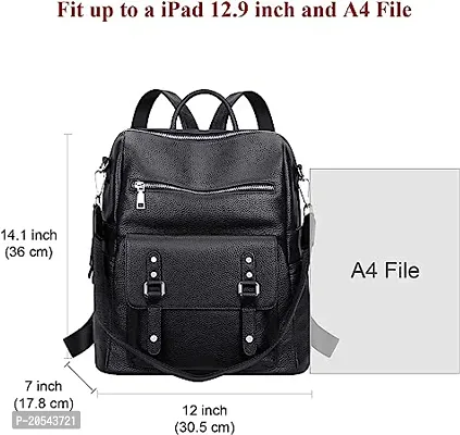 Women High Qulity PU Lather Multipurpose Backpack Handbag Purse, Travel Backpack Shoulder Bag for Ladies and Girls-BP1053-thumb5