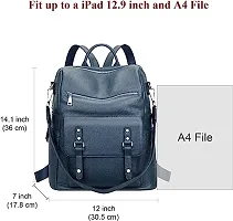 Women High Qulity PU Lather Multipurpose Backpack Handbag Purse, Travel Backpack Shoulder Bag for Ladies and Girls-BP1055-thumb4