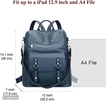 Women High Qulity PU Lather Multipurpose Backpack Handbag Purse, Travel Backpack Shoulder Bag for Ladies and Girls-BP1055-thumb5