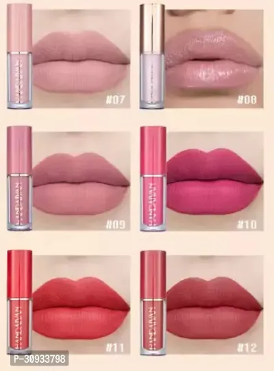 HANDIYAN HANDAIYAN Liquid Matte Lipstick  12 pcs set  Waterproof  Long lasting MULTICOLOUR 30 ml-thumb4