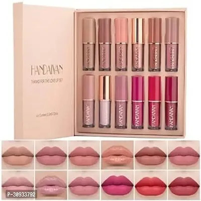 HANDIYAN HANDAIYAN Liquid Matte Lipstick 12 pcs set Waterproof Long lasting multicolour 30 ml-thumb0