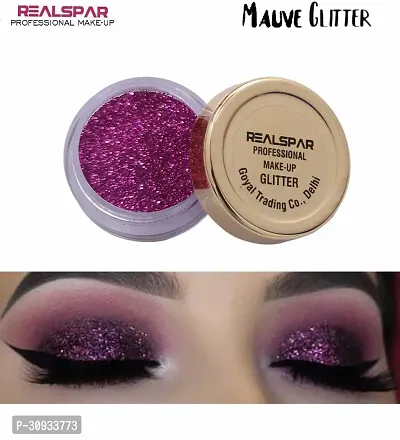 REALSPAR PROFESSIONAL MAKE UP GLITTER MAUVE