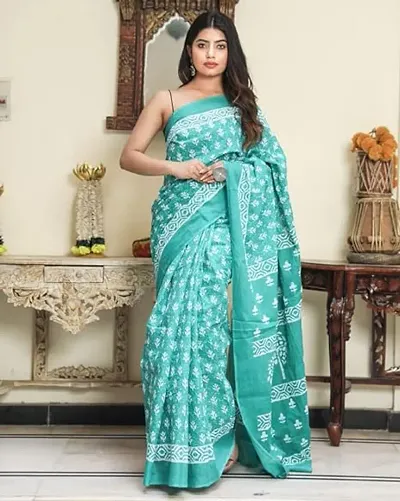 Elegant Saree with Blouse piece For Women