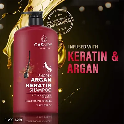 CASSIDY Argan Keratin Smooth Shampoo 1L-thumb3