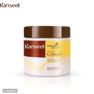 Karseell Collagen Hair Treatment |Deep Repair Conditioning| Argan Collagen Hair Mask  Pack of 1 200 GM